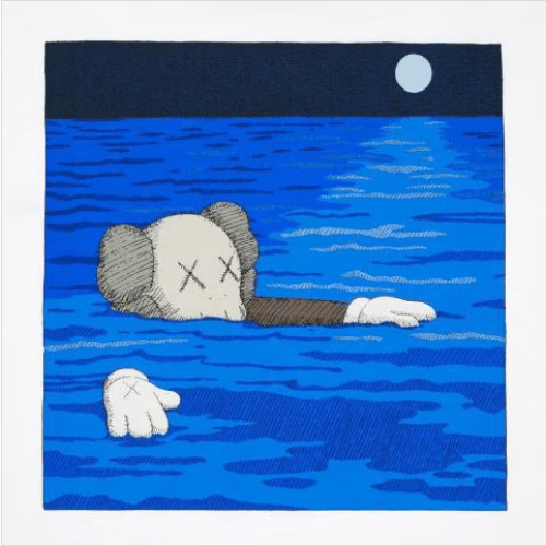 Japanese Brand Uniqlo X KAWS T-Shirt TEE Size US XL / EU 56 / 4 - 5 Thumbnail