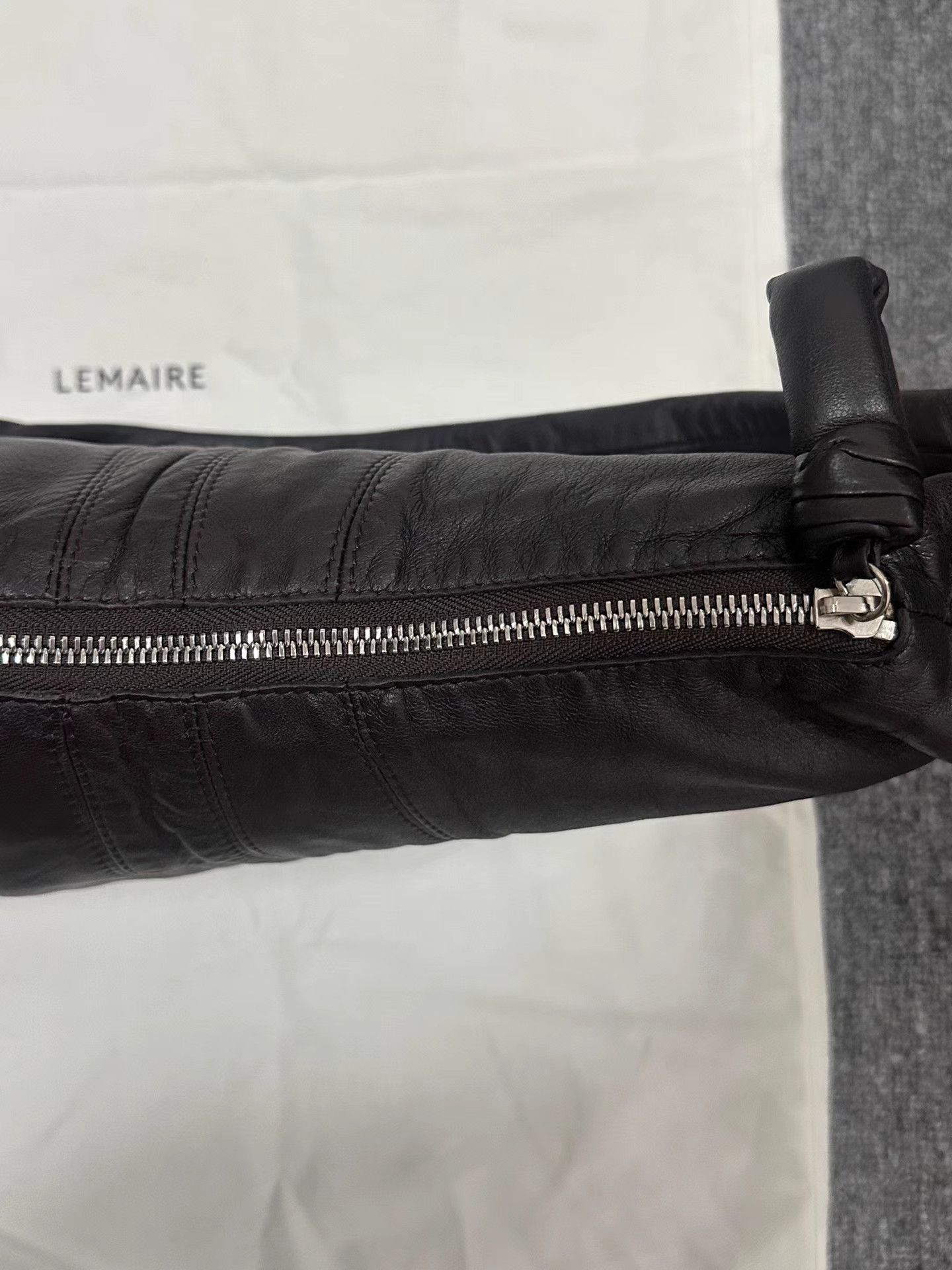 Lemaire Lemaire medium lambskin Croissant bag Size ONE SIZE - 4 Thumbnail