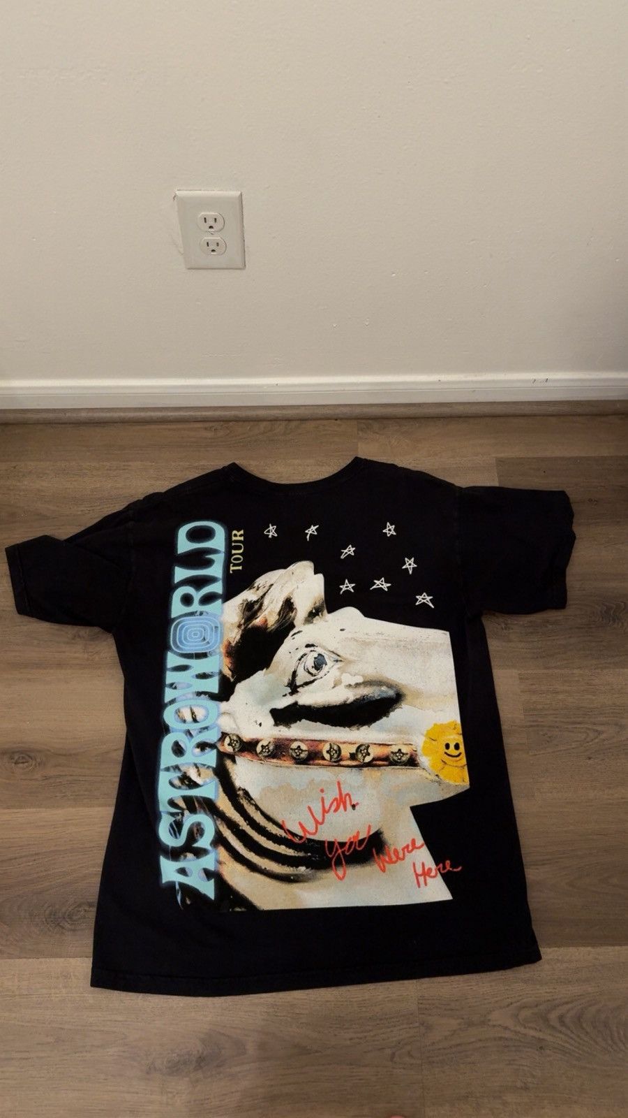 Travis Scott Astroworld Wish You Were Here Tour T-Shirt Size US L / EU 52-54 / 3 - 2 Thumbnail