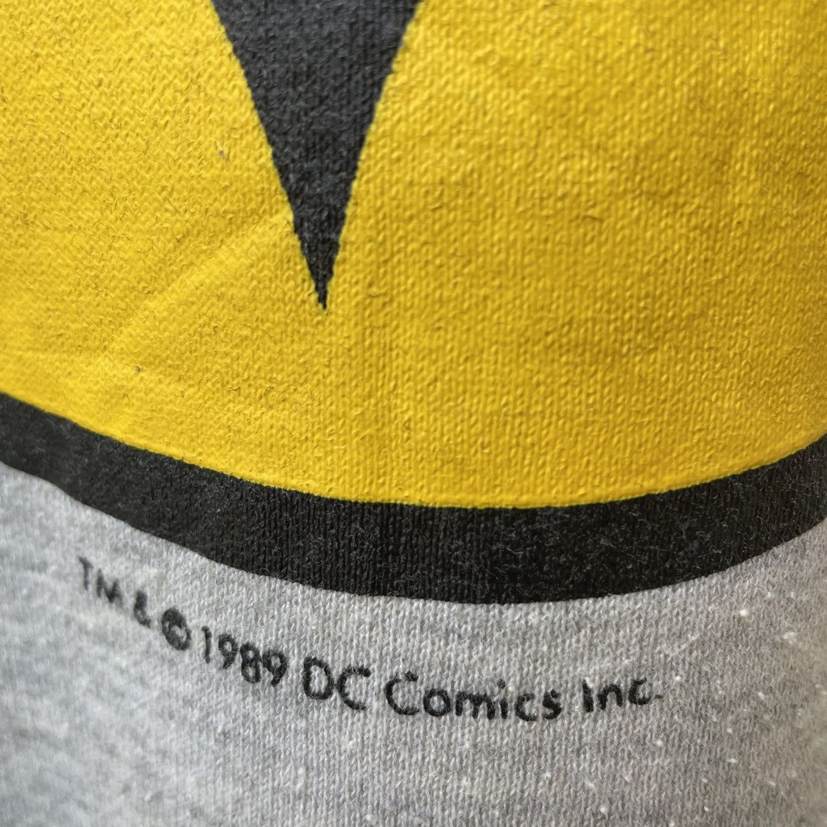 DC Comics 🔥Vintage 1989 DC Comics Batman OG Logo Boxy Crop Sweatshirts Size US M / EU 48-50 / 2 - 7 Thumbnail