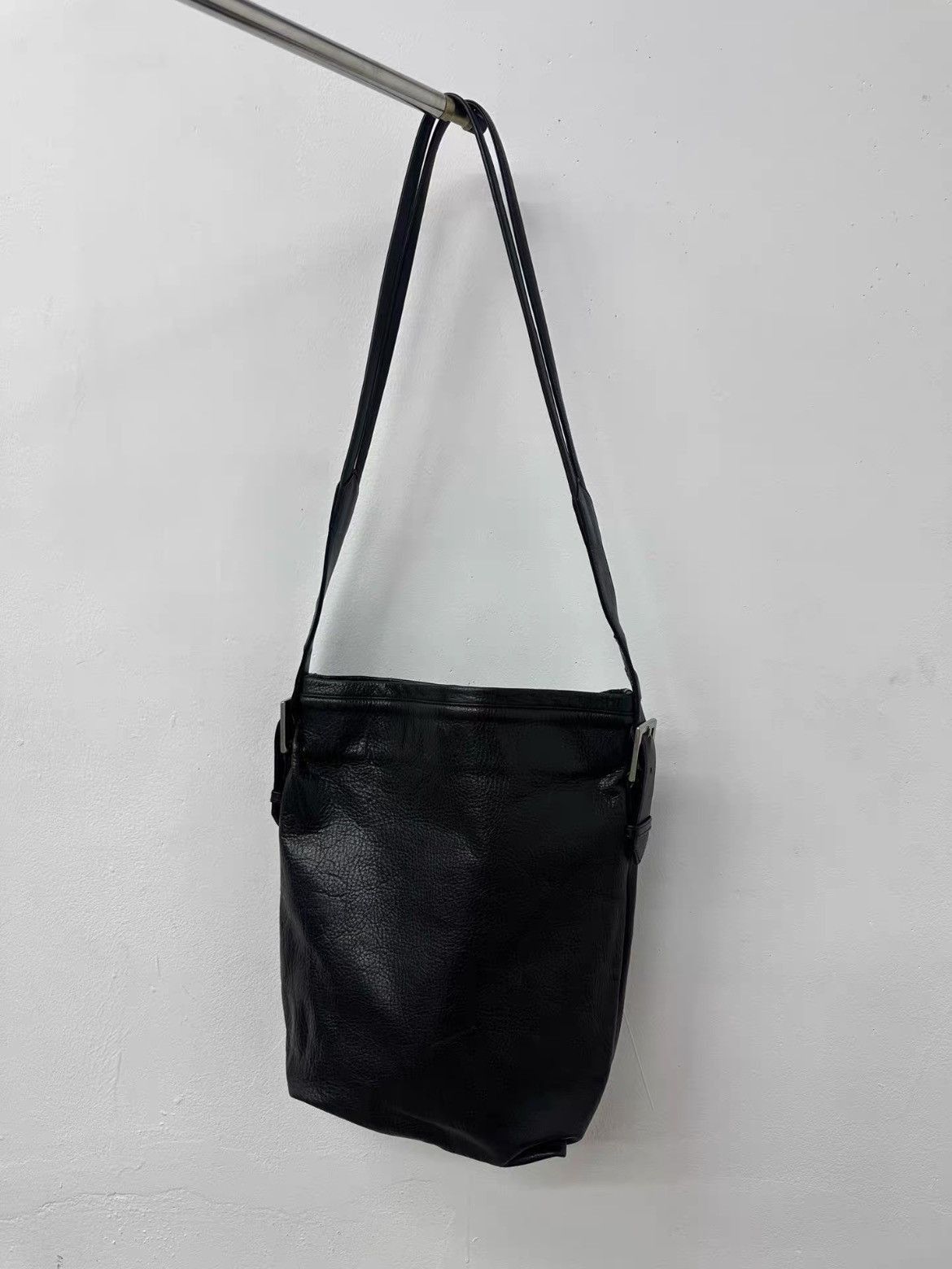 Yohji Yamamoto Yohji Yamamoto Double Belt Leather Tote Bag Size ONE SIZE - 3 Thumbnail