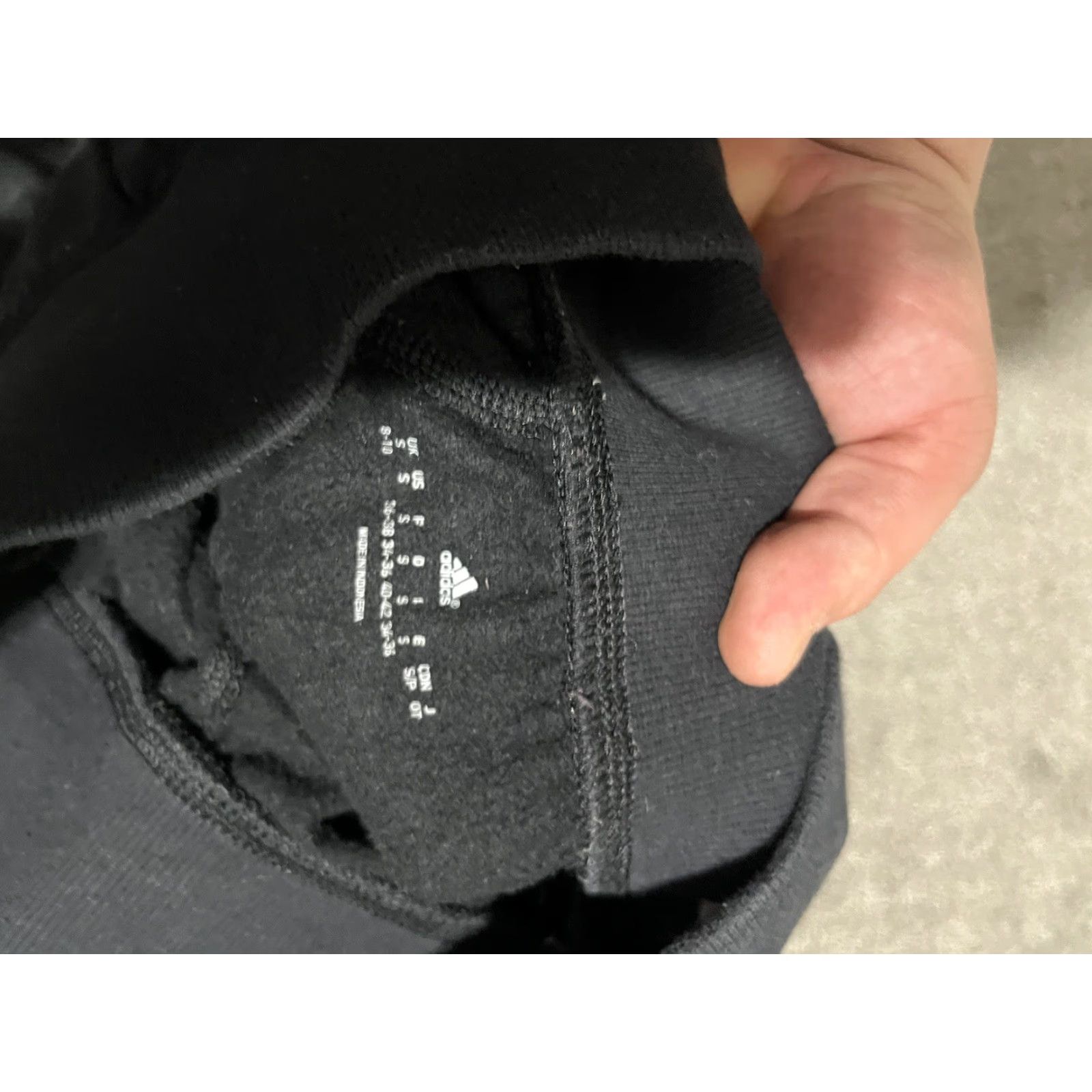 Adidas ADIDAS Activewear Pants Capri Women Size Small Black Stretch Waist 21in Inseam Capri Pants Athleisure Size 28" / US 6 / IT 42 - 5 Thumbnail