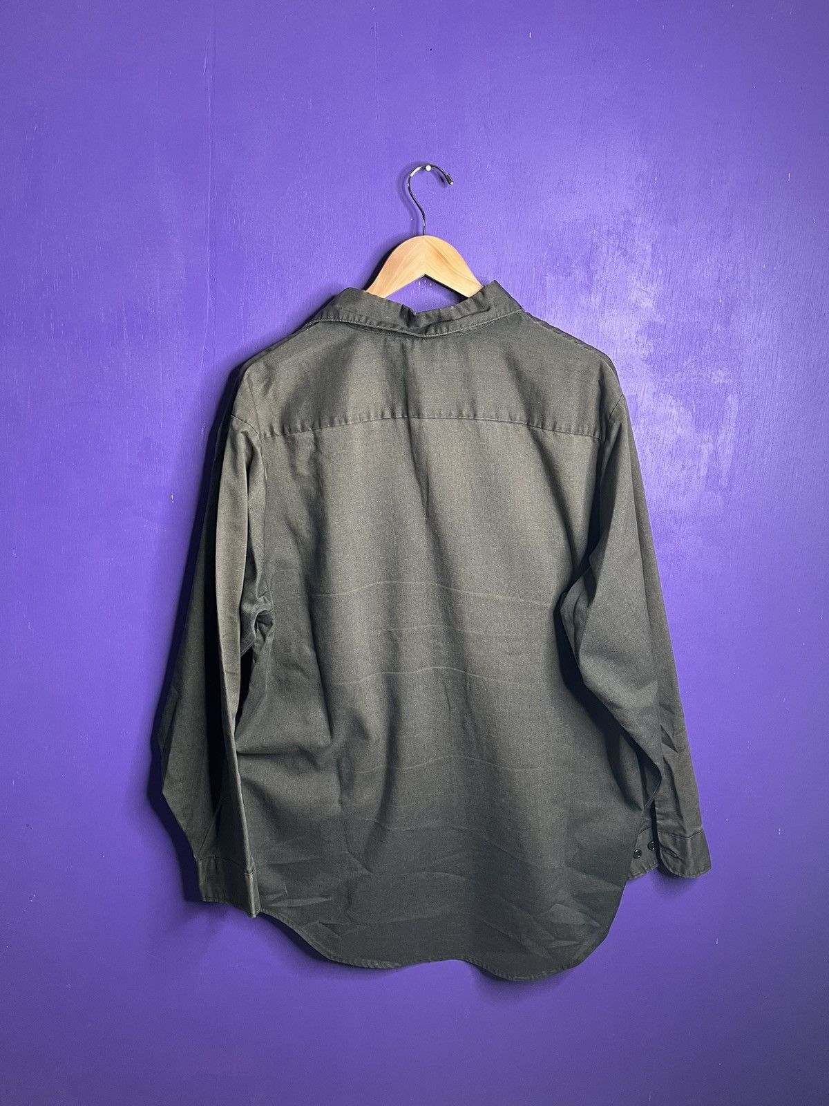 JCPenney × Vintage Vintage 70s JC Penney faded black work shirt Size US XL / EU 56 / 4 - 2 Thumbnail