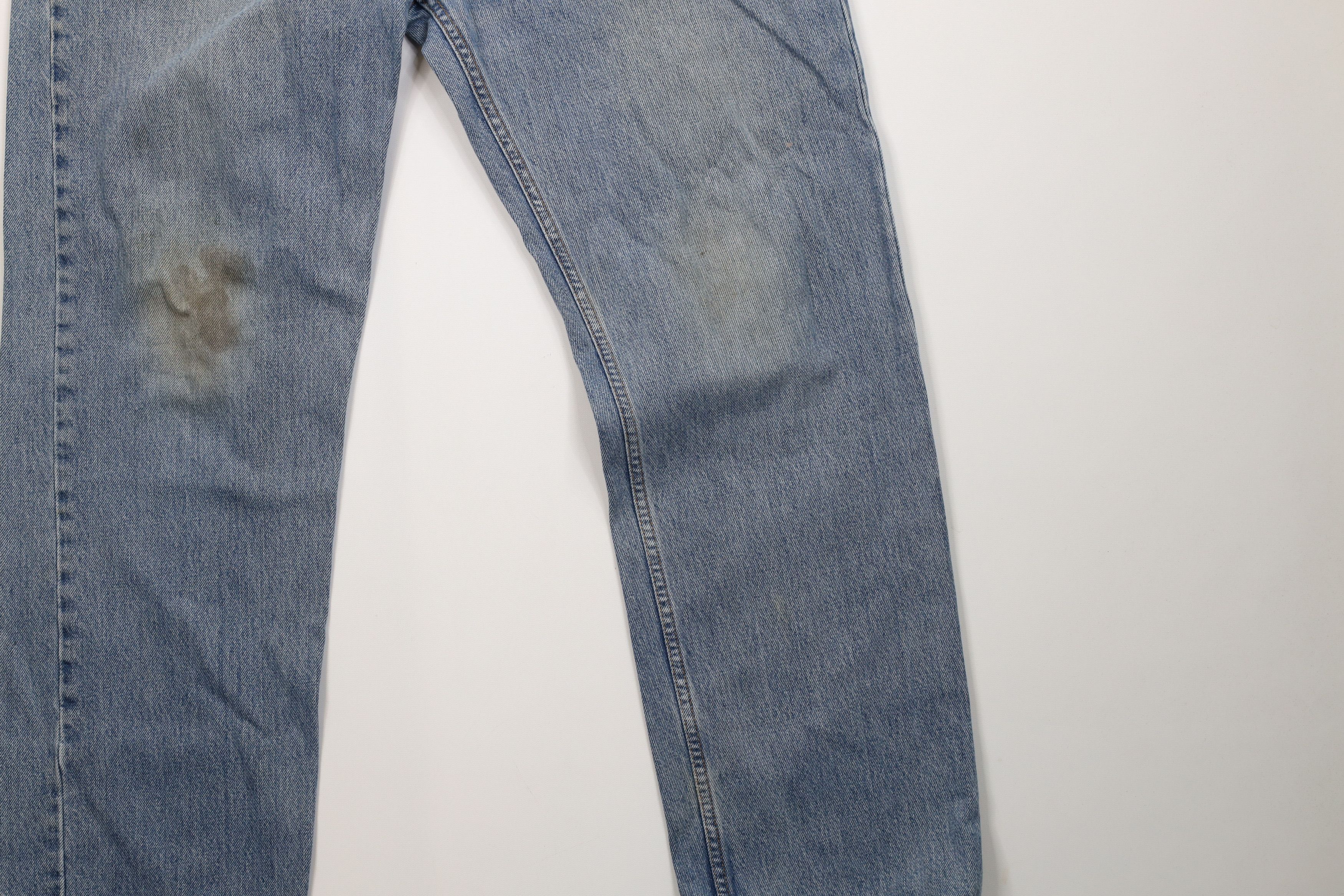 Levi's Vintage Y2K 2001 Levis 505 Straight Leg Jeans Blue USA Size US 38 / EU 54 - 4 Thumbnail