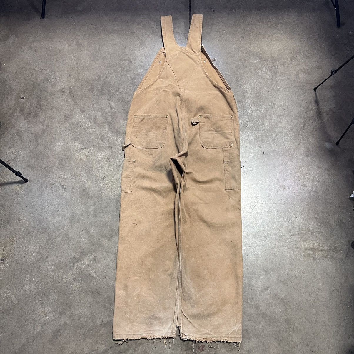 Carhartt × Vintage Vintage 90s Carhartt Double Knee Carpenter Pant Bibs Overall Size US 42 / EU 58 - 9 Thumbnail