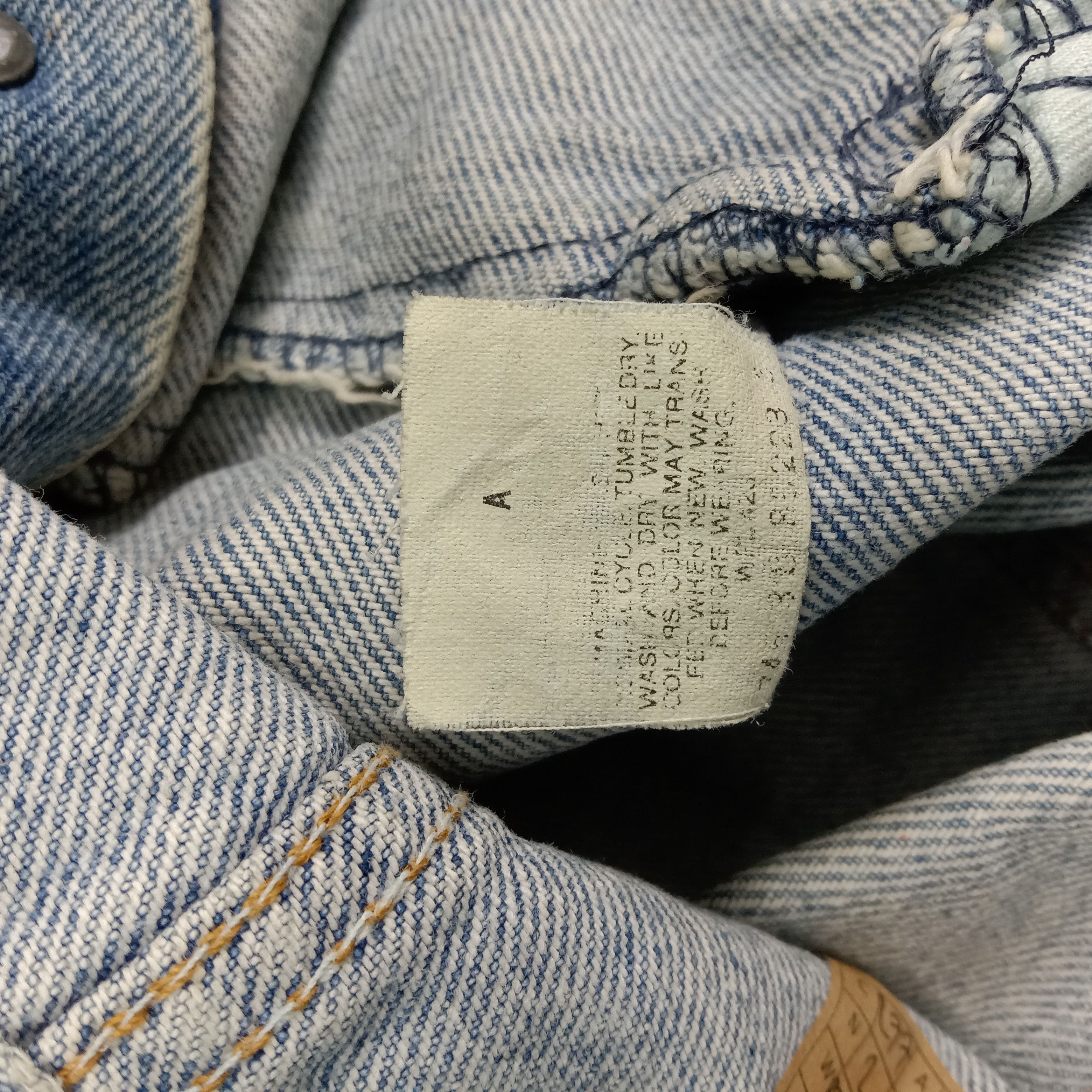 Levi's 90s Levi’s Custom Jamiroquai Buffalo Denim Jacket C277N2 Size US S / EU 44-46 / 1 - 10 Thumbnail