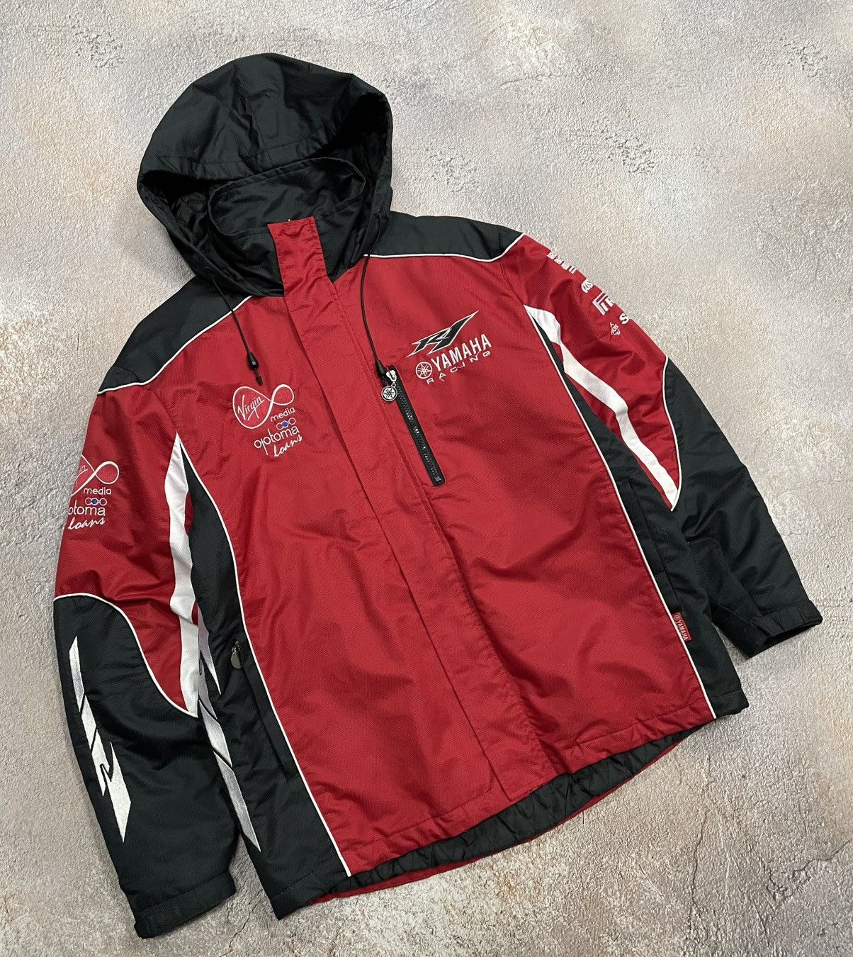 NASCAR Vintage Yamaha Racing Big Logo Jacket Size US M / EU 48-50 / 2 - 1 Thumbnail