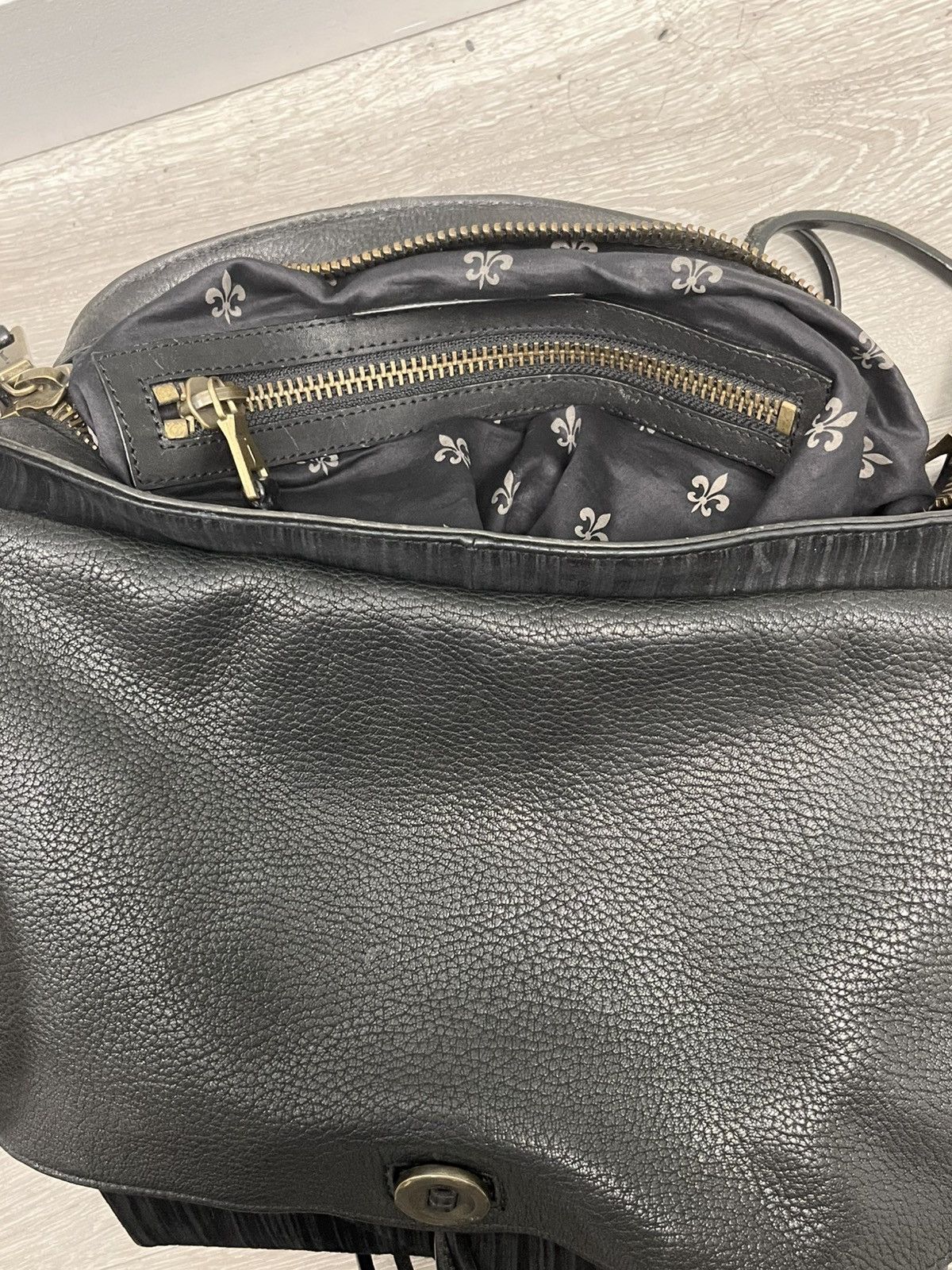John Varvatos Leather Crossbody Bag. Size ONE SIZE - 14 Thumbnail