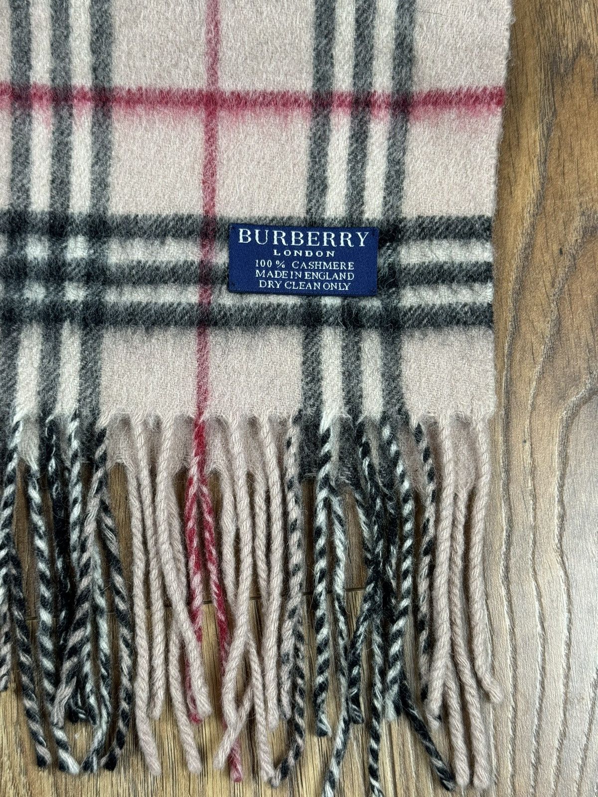 Burberry Vintage cashmere scarf Burberry’s 90s original luxury item Size ONE SIZE - 2 Thumbnail