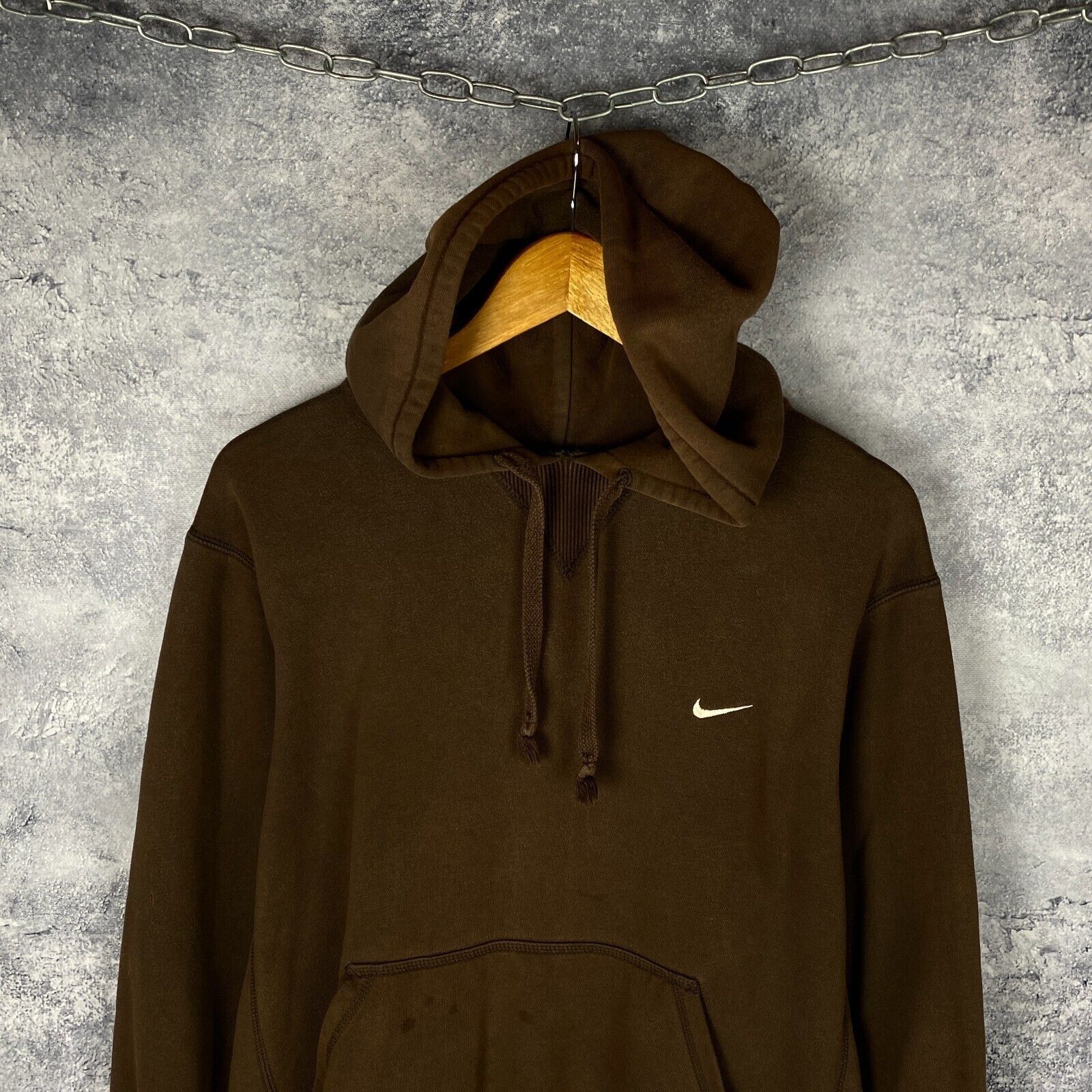 Nike Nike Vintage Hoodie Men's Size M Brown Long Sleeve ` Size US M / EU 48-50 / 2 - 2 Thumbnail