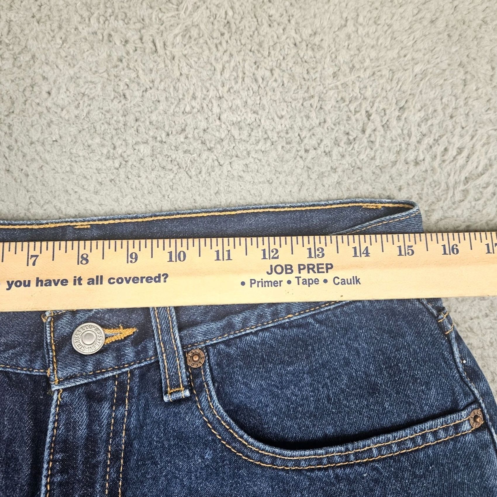 Levi's VINTAGE Levi's 647 Jeans Men 32 Blue Relaxed Straight Denim 5-Pocket 31.5" Inseam Retro 90s Theme Mens Size US 32 / EU 48 - 5 Thumbnail