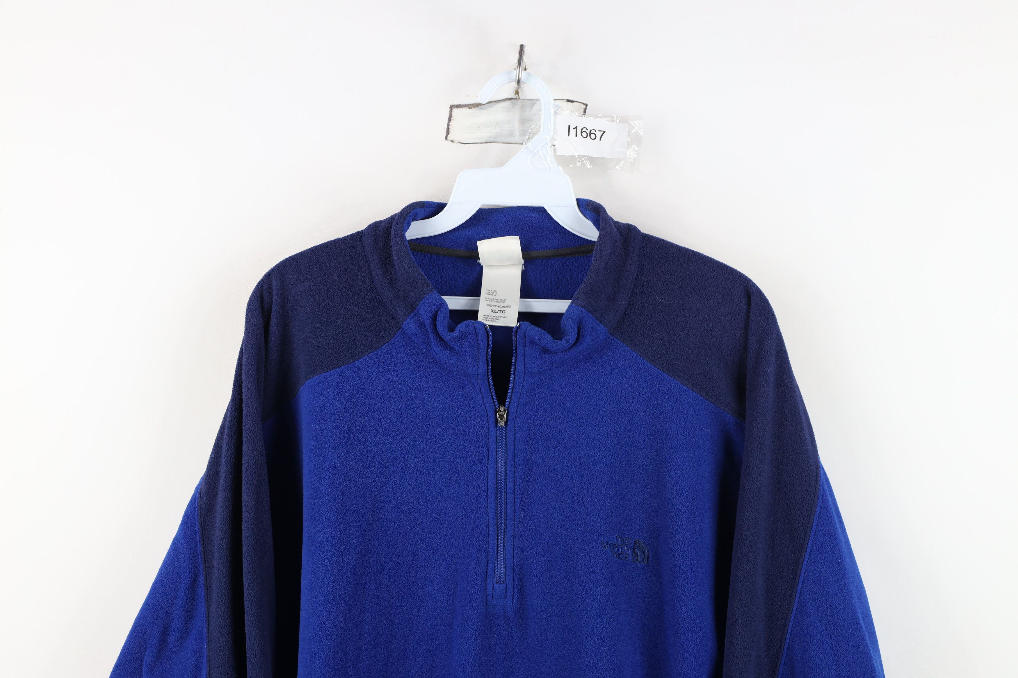 The North Face Vintage The North Face Half Zip Fleece Pullover Sweater Blue Size US XL / EU 56 / 4 - 2 Thumbnail
