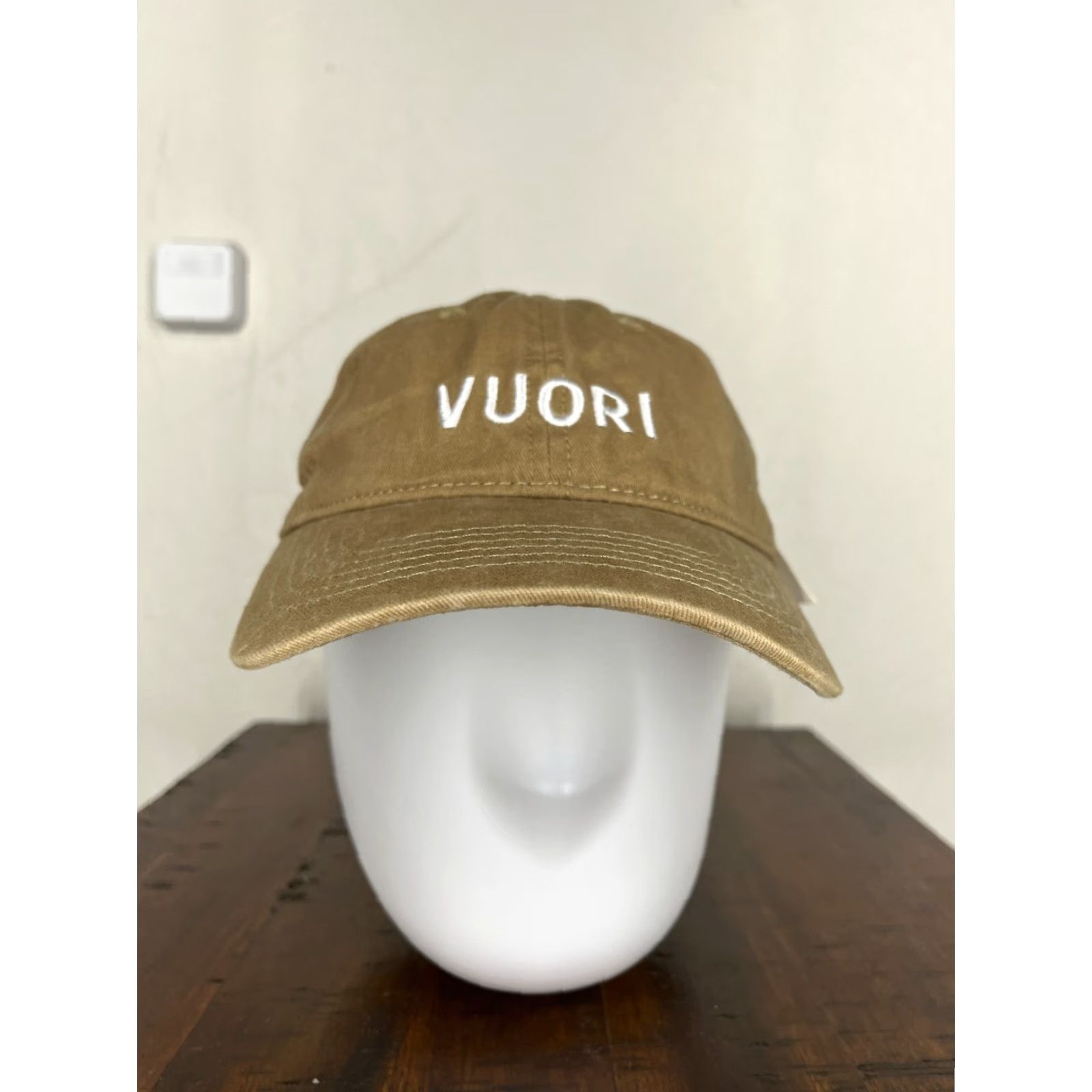 Vuori Vuori Hat Cap Strap Back Beige Camel Adult One Size Designer Adjustable B Size ONE SIZE - 2 Thumbnail