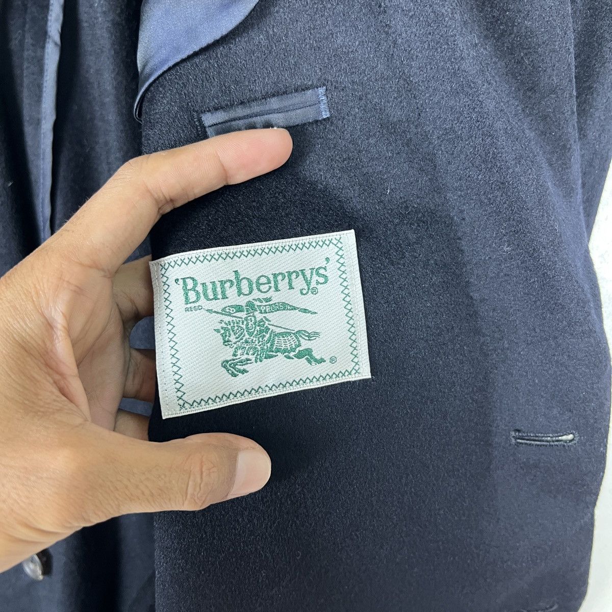 Burberry 🔥 VINTAGE BURBERRYS NEW WOOL LAZER BLAZER JACKET Size US L / EU 52-54 / 3 - 9 Thumbnail