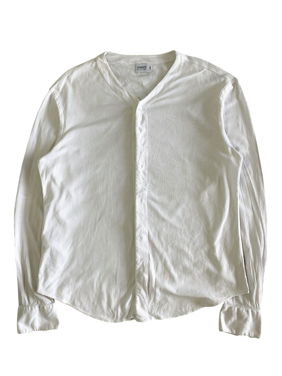 Armani Collezioni Armani collezioni cardigan waffle longsleeve outer Size US M / EU 48-50 / 2 - 1 Thumbnail
