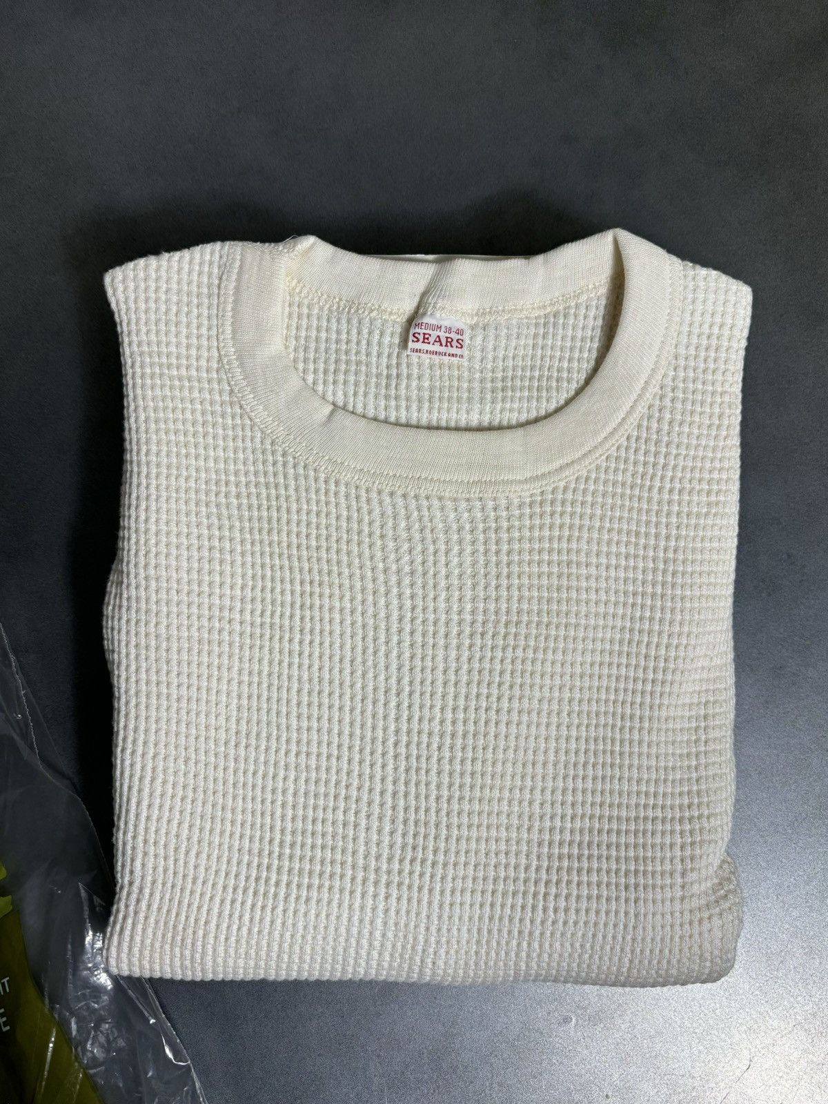 Sears × Vintage Deadstock 1960s Thermal Longsleeve VNTG Roebucks Heavyweight Size US M / EU 48-50 / 2 - 2 Thumbnail
