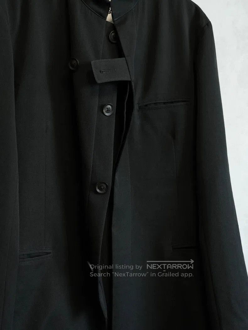 Yohji Yamamoto Yohji Yamamoto Wool Jacket with Hidden Buttons. Size US M / EU 48-50 / 2 - 5 Thumbnail