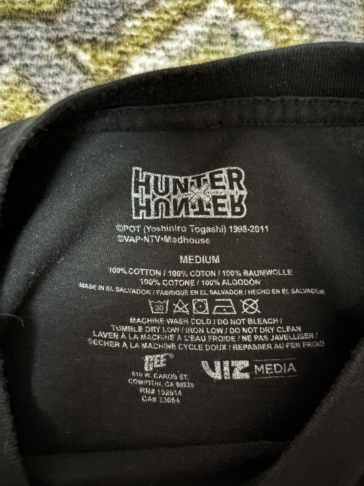 Anime Hunter x Hunter Character Tshirt Size US M / EU 48-50 / 2 - 4 Thumbnail