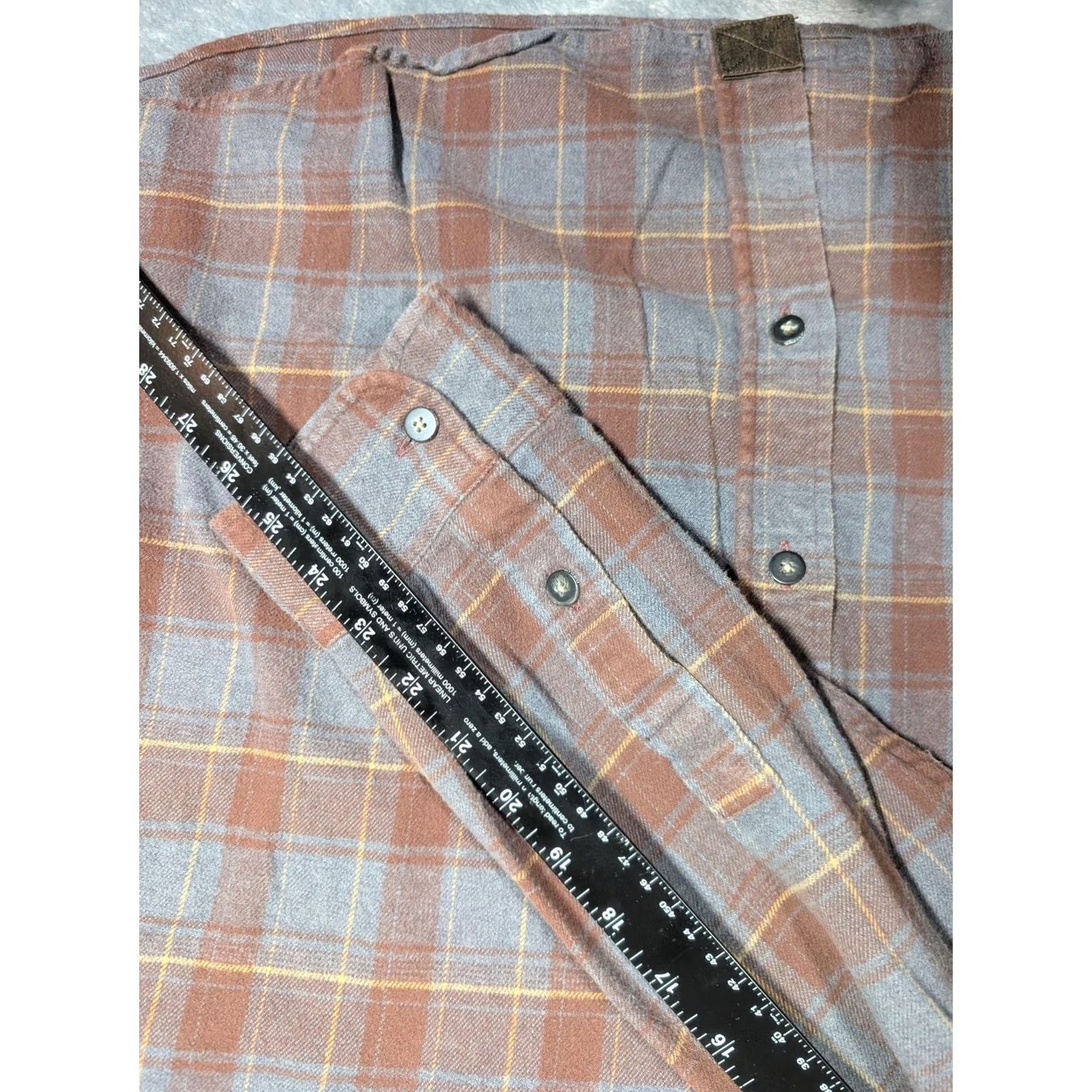 Vintage Dakota Grizzly Shirt Mens XL Brown Plaid Flannel Long Sleeve Button Up Casual Size US XL / EU 56 / 4 - 4 Thumbnail