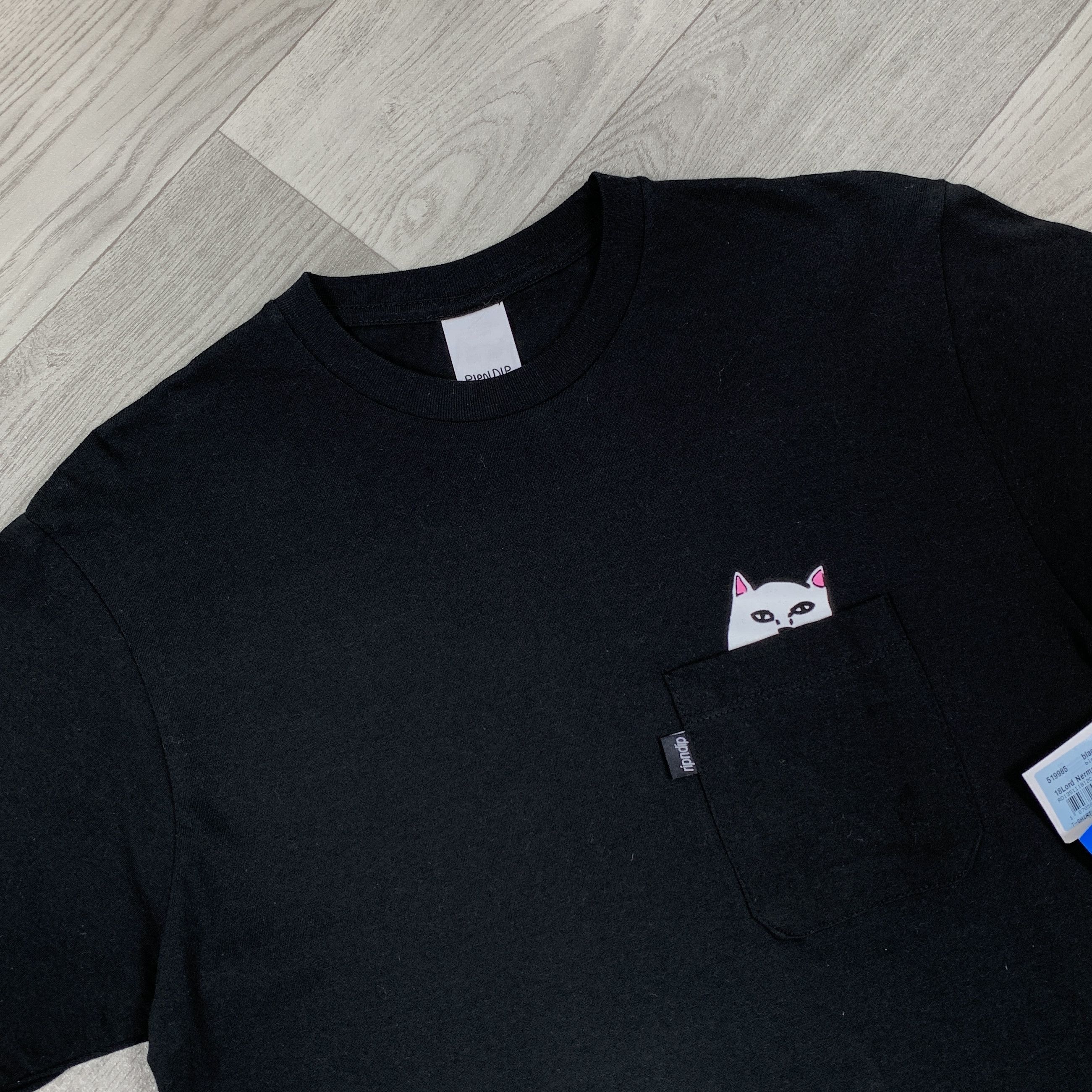RIPNDIP Ripndip Icon Black Graphic Pocket Tee Shirt M Size US M / EU 48-50 / 2 - 4 Thumbnail