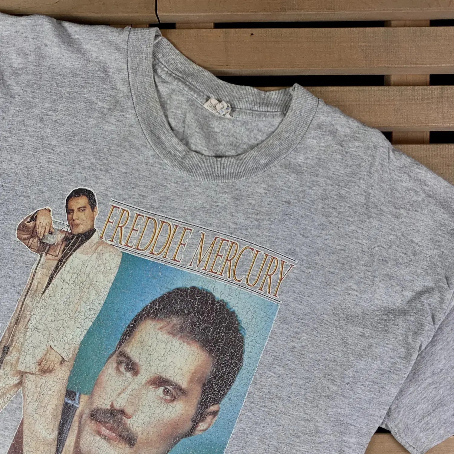 Band Tees Mens Vintage T Shirt Screen Stars Freddie Mercury Size XL Size US XL / EU 56 / 4 - 2 Thumbnail