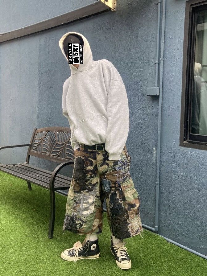 Russell Athletic 90s Vintage Russell Athletic Blank Hoodie Grey - M Size US M / EU 48-50 / 2 - 2 Thumbnail