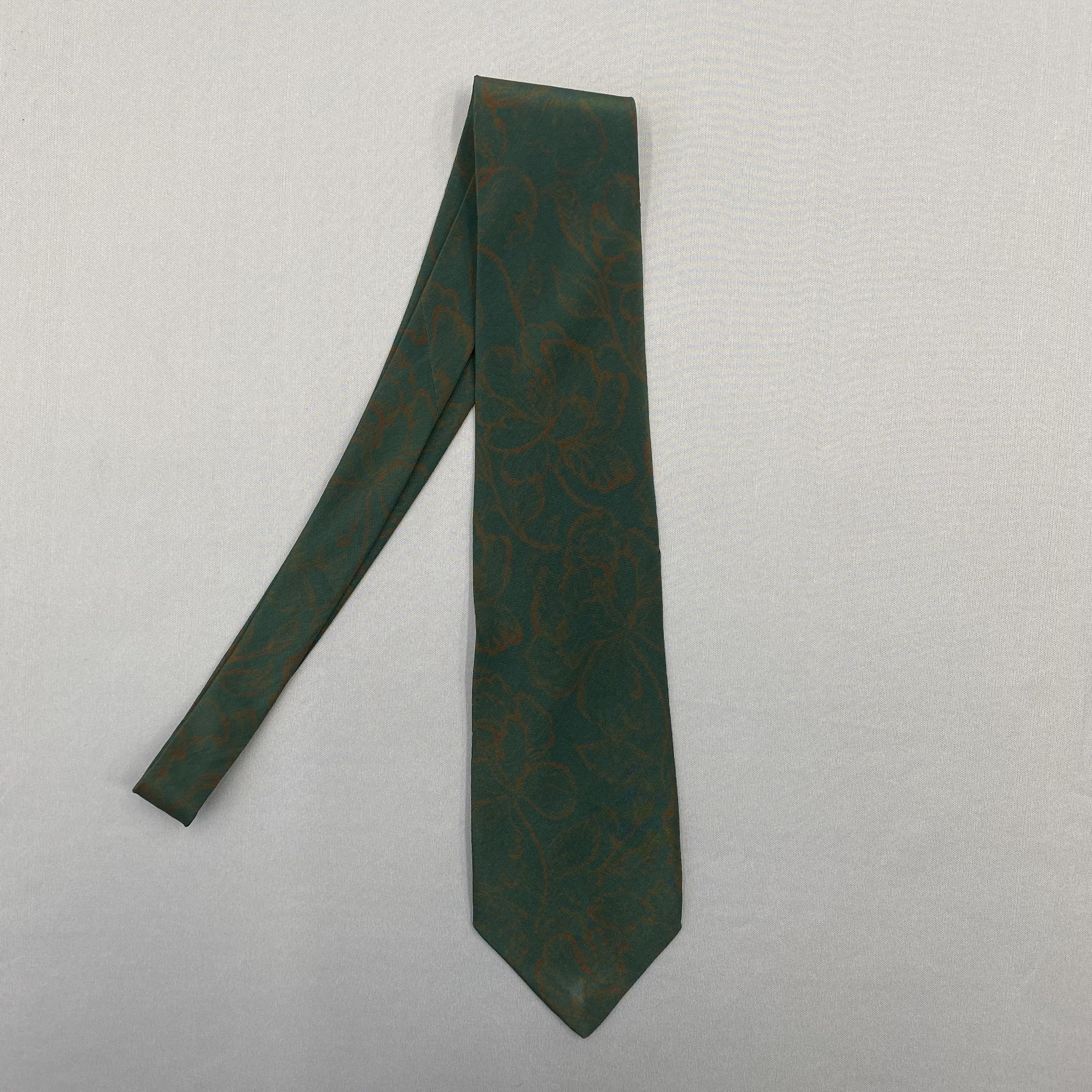 Borsalino Vintage Borsalino SILK Necktie Cravate Pure Silk Neck Tie Size ONE SIZE - 4 Thumbnail