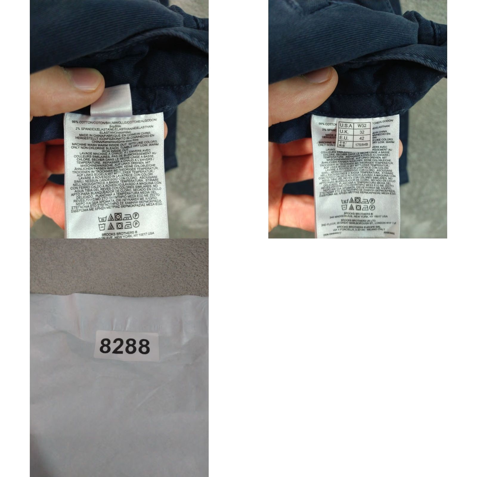 Brooks Brothers Brooks Brothers Shorts Mens 32 Navy Blue Chino Flat Front Southwest Mid Rise Casual Summer Spring Size US 32 / EU 48 - 8 Thumbnail