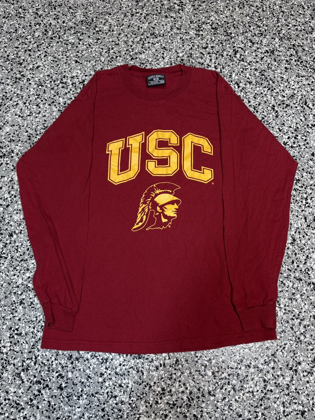 NCAA Vintage 1990s Steve & Barry’s USC College L/S Tee Sz. M 0693 Size US M / EU 48-50 / 2 - 1 Thumbnail