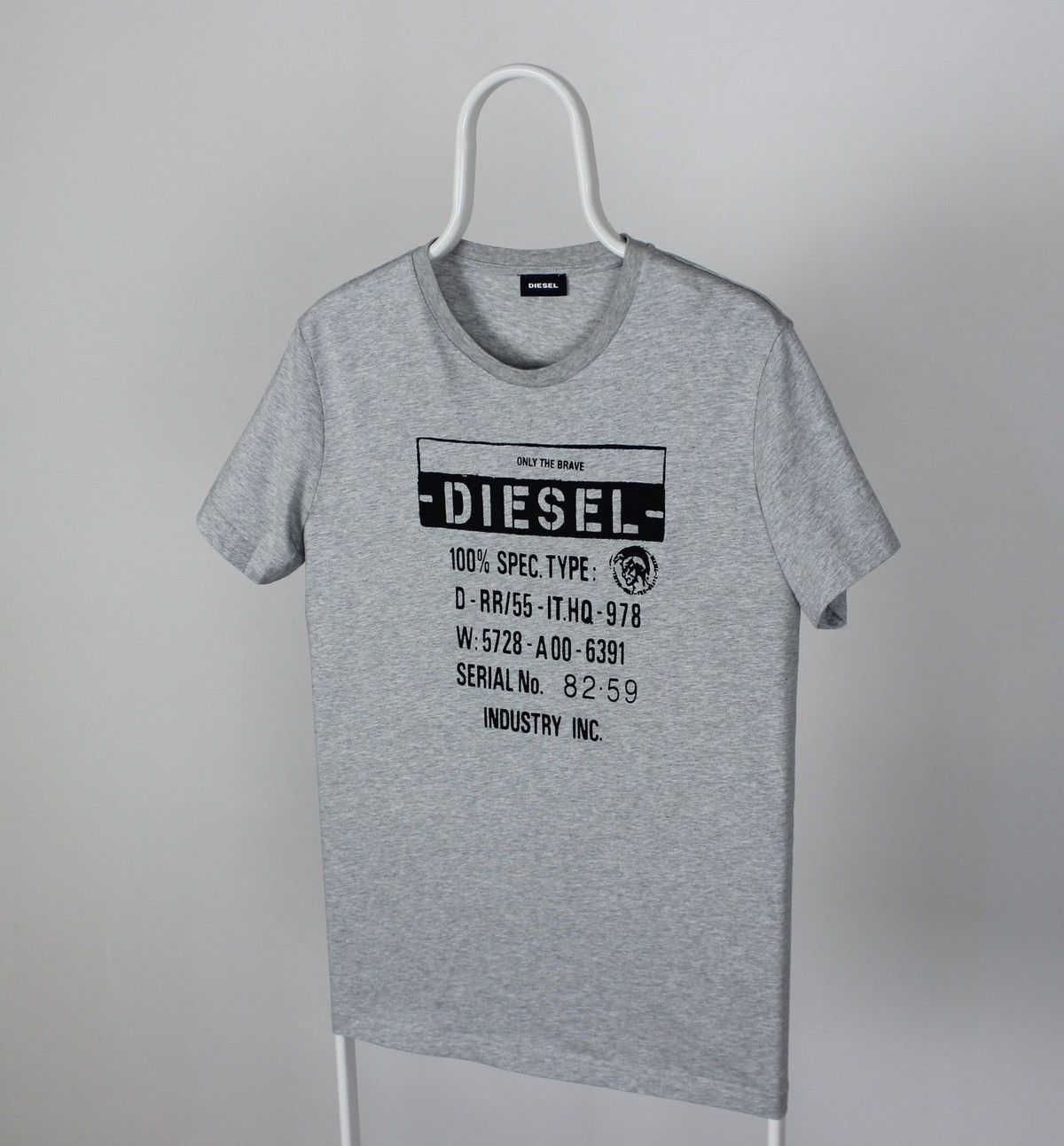 Diesel Diesel t shirt men cotton logo M L gray Size US XS / EU 42 / 0 - 1 Thumbnail