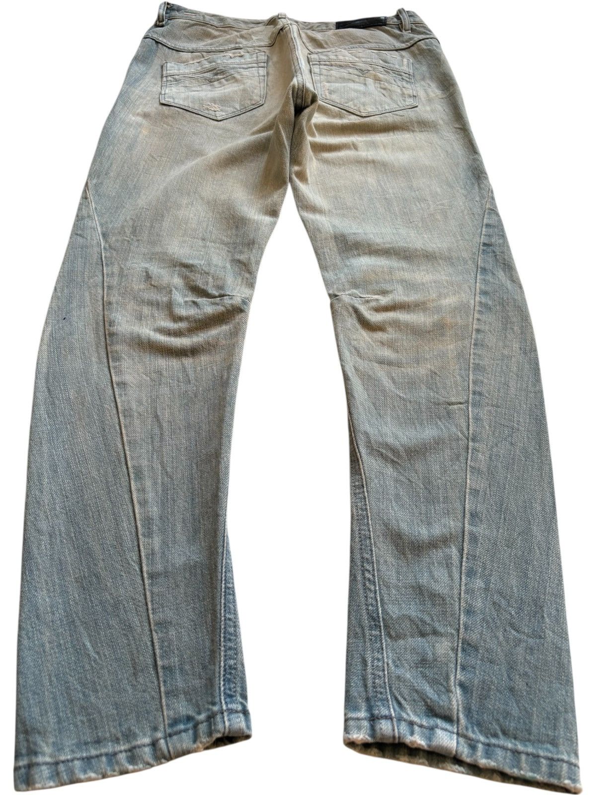 Diesel Vintage Diesel Fayza Mud Wash Curved Leg Jeans Size US 31 - 2 Thumbnail