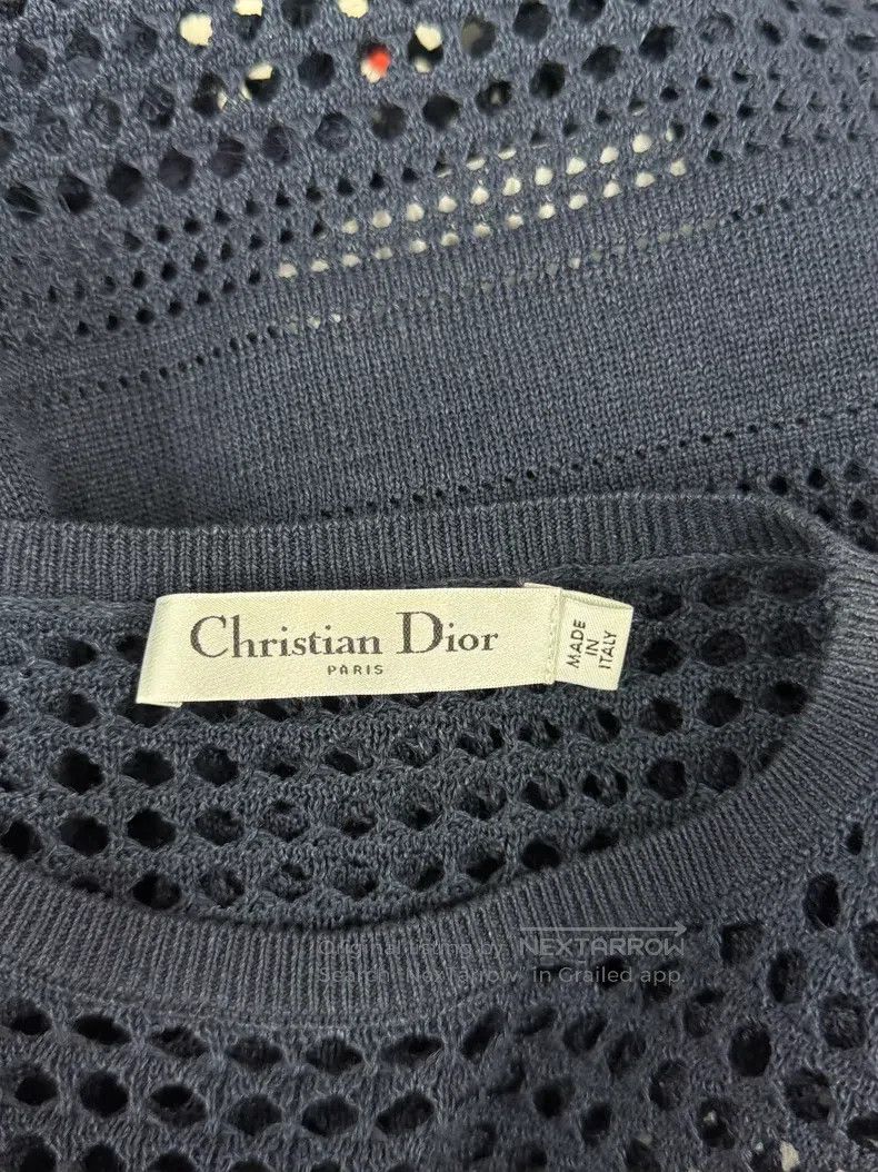 Dior Dior Blue hollow embroidery tassel long sleeves Size XS / US 0-2 / IT 36-38 - 4 Thumbnail