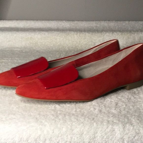 Other Paul Green Teddy Pointed Toe Flats in Red (US 7.5) Size US 7.5 / IT 37.5 - 4 Thumbnail