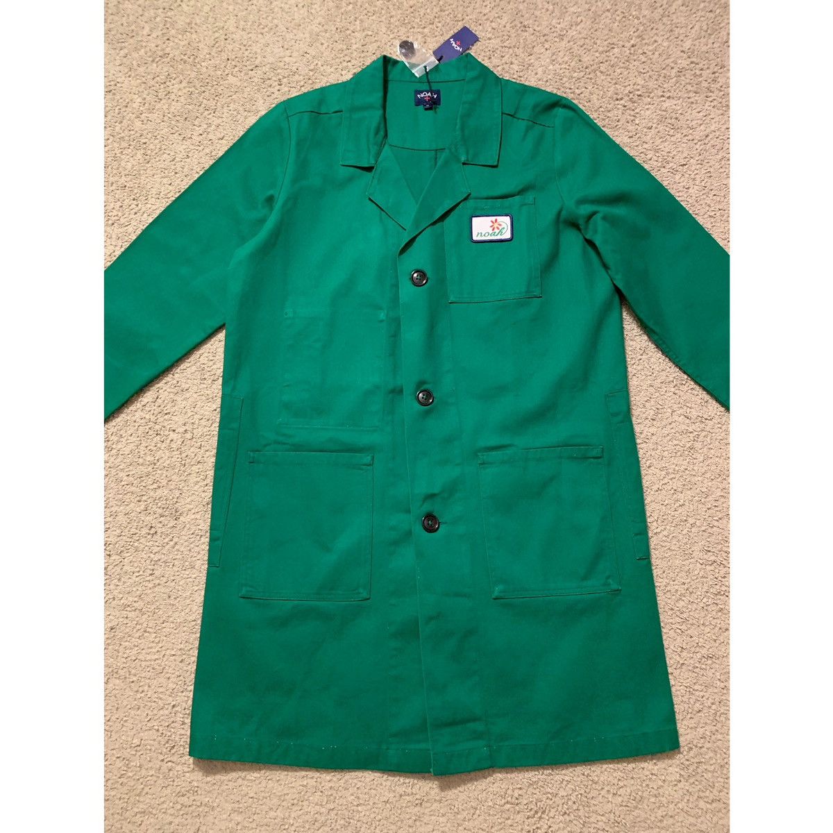 Noah NOAH LOGO LAB COAT Grailed