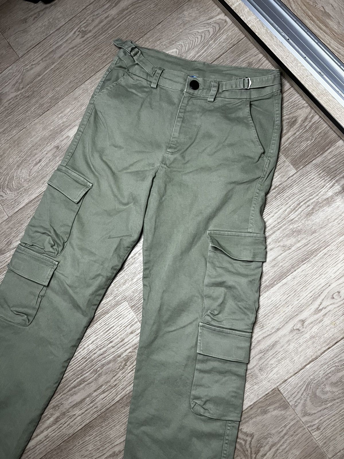 Japanese Brand 6pm Cargo Pants Denim Multipocket Grunge Y2K Size US 32 / EU 48 - 6 Thumbnail