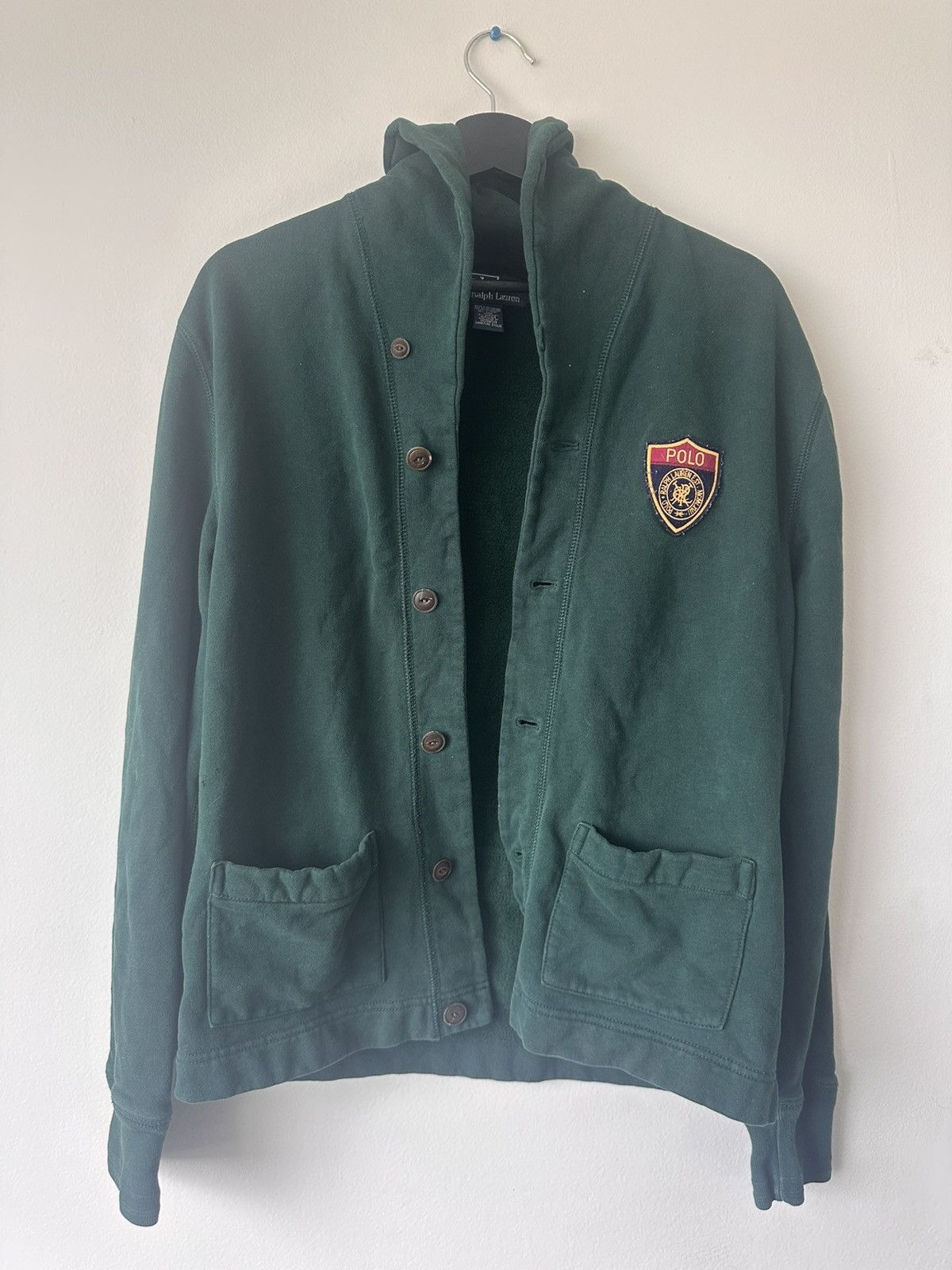 Polo Ralph Lauren VINTAGE Polo Ralph Lauren Sweater Green Button Cardigan Size US M / EU 48-50 / 2 - 1 Thumbnail