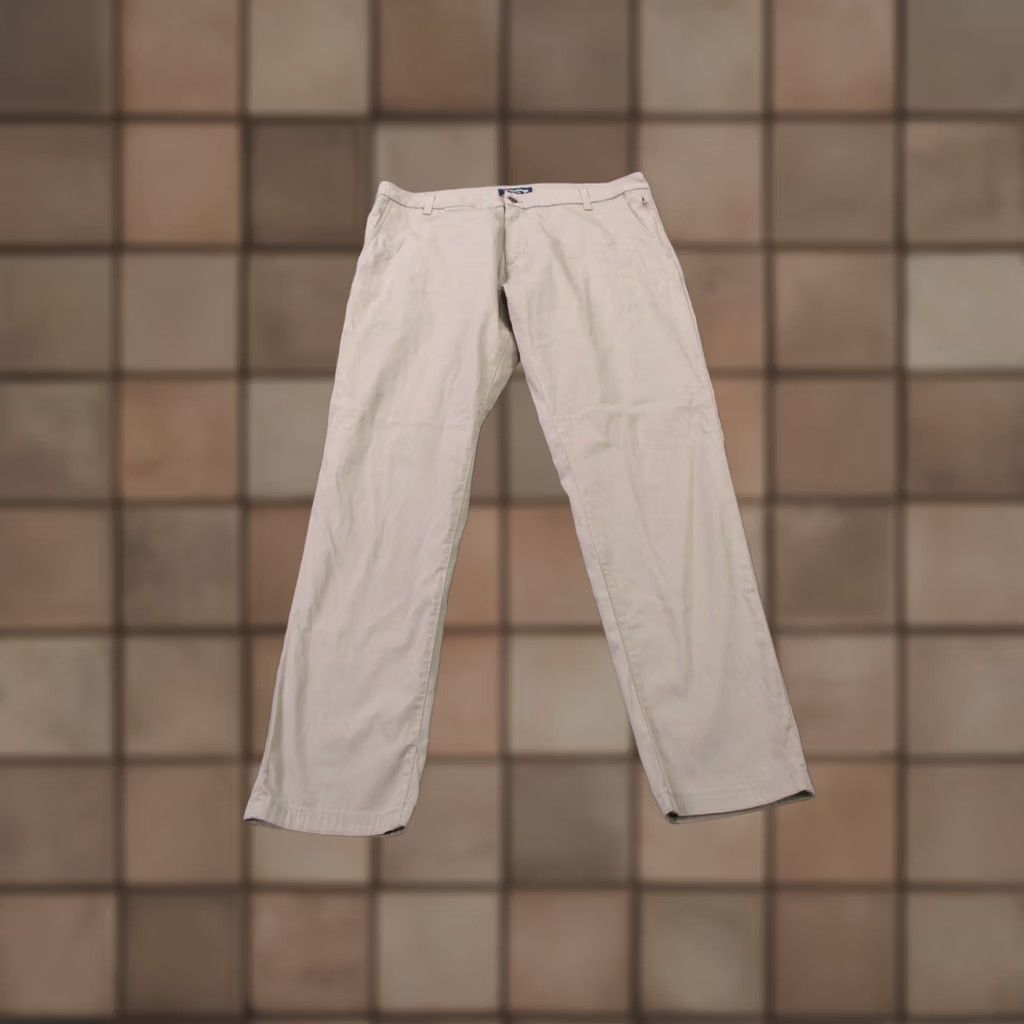 Vintage Bird Dog Pants Men 36 X 32 Beige Chino Business Casual Outdoor Stretch Pants Men Beige Chino Work Outdoor 36x32 Regular Folded Straight ANSI Size US 36 / EU 52 - 1 Thumbnail
