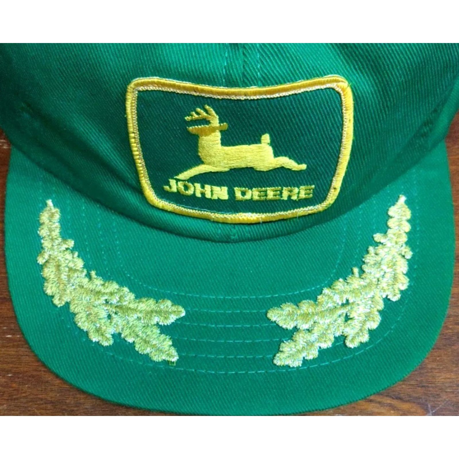 John Deere VINTAGE Swingster Hat Shirt Unisex Adults Snapback Trucker Green 70s 80s Farm USA Patch Cap Size ONE SIZE - 4 Thumbnail