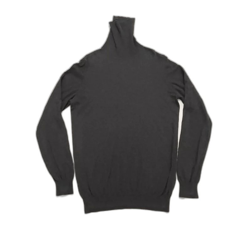 Ermenegildo Zegna Loro Piana High Neck Cashmere Sweater Size US L / EU 52-54 / 3 - 1 Thumbnail