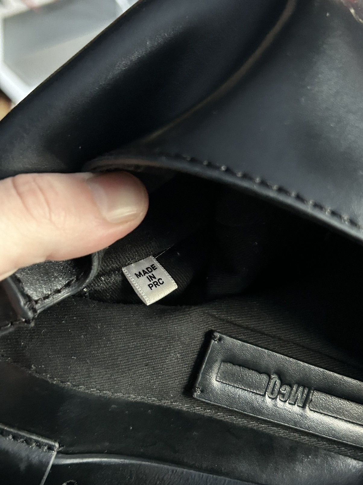 Alexander McQueen McQ Alexander McQueen Black Leather Belt Bag Size ONE SIZE - 14 Thumbnail