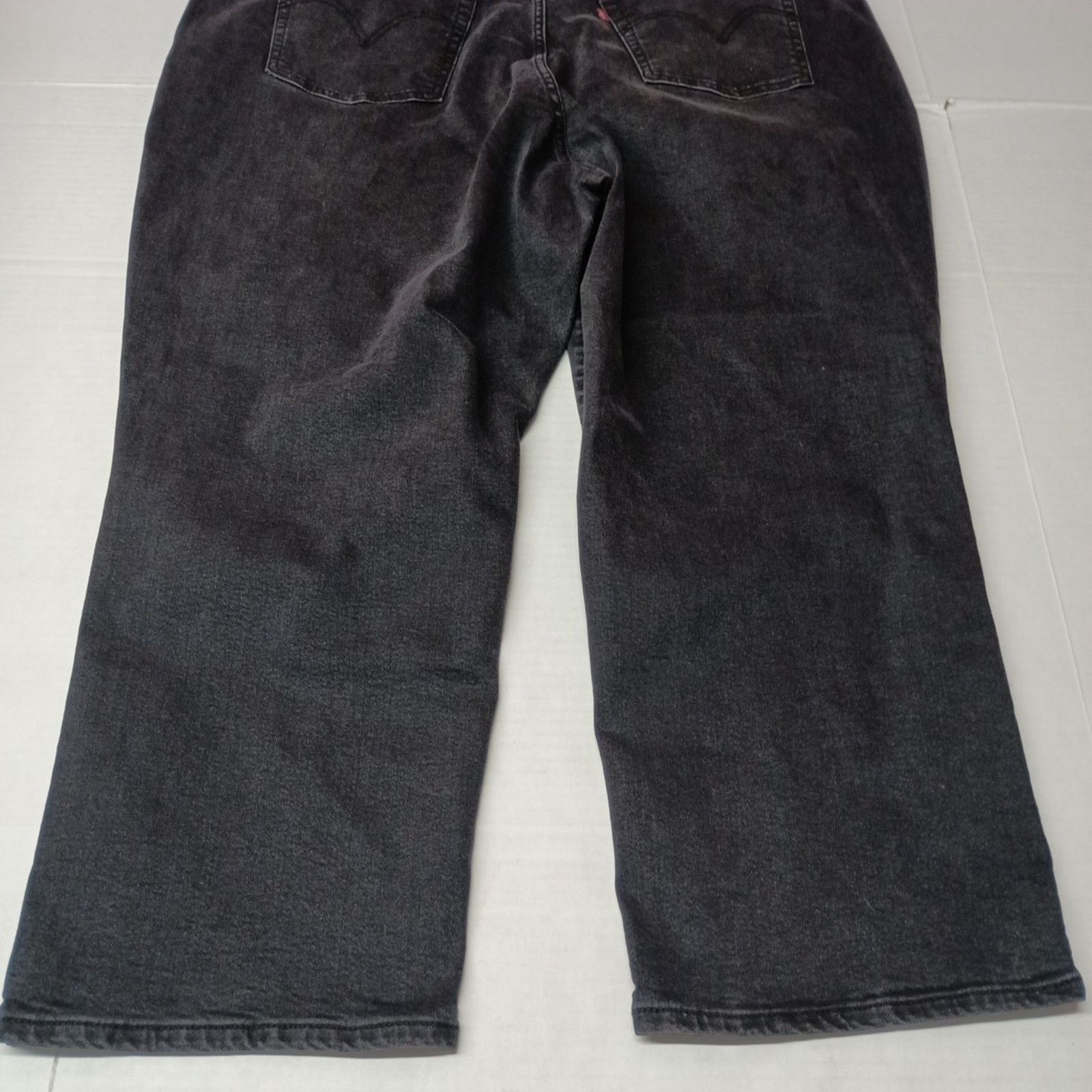 Levi's Levi Strauss Ribcage Straight Button Fly Black Jeans 24W Size 42" / US 20 - 11 Thumbnail