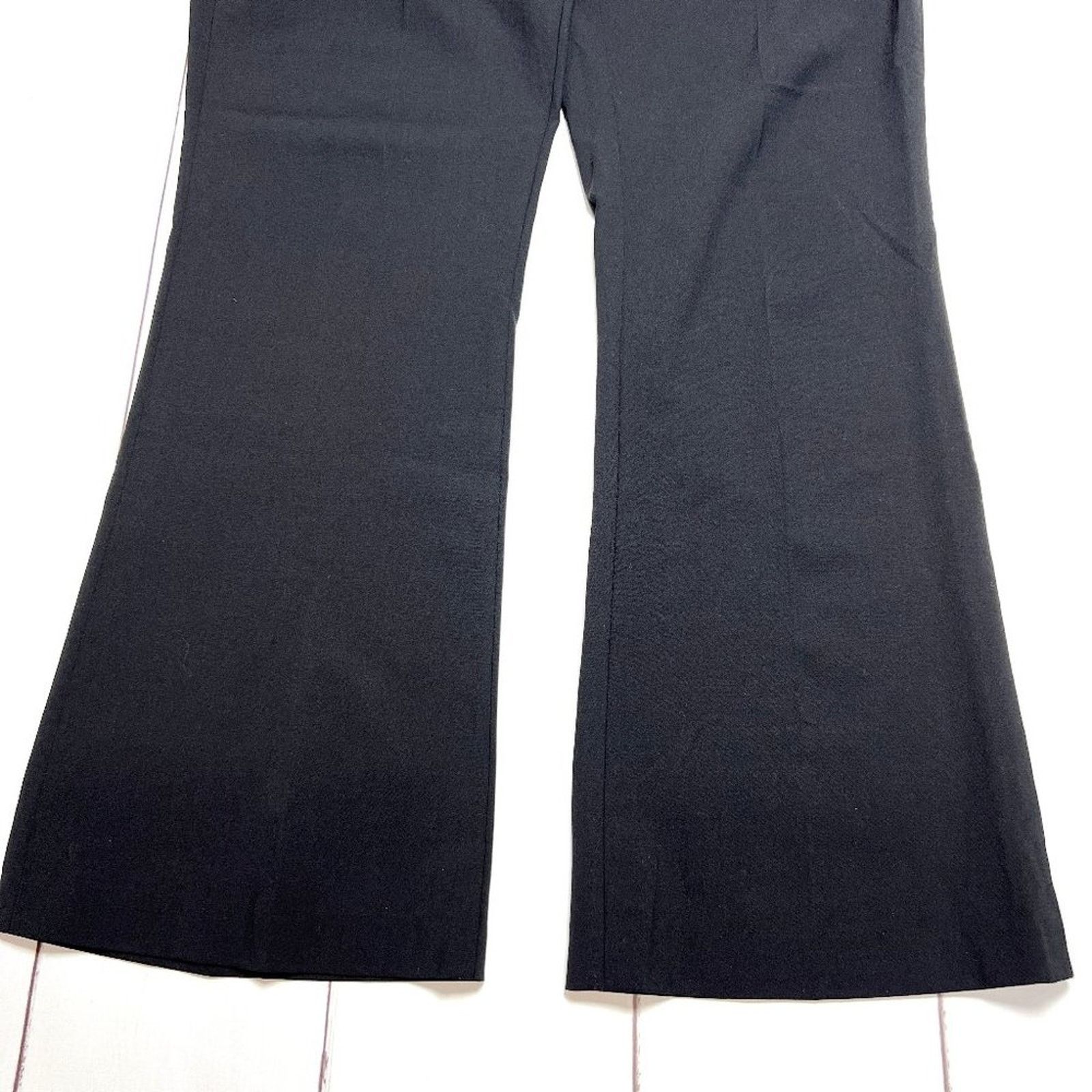 Hugo Boss Hugo Boss Tulia Virgin Wool Flare Trousers Black Size 4 Size 27" / US 4 / IT 40 - 8 Thumbnail