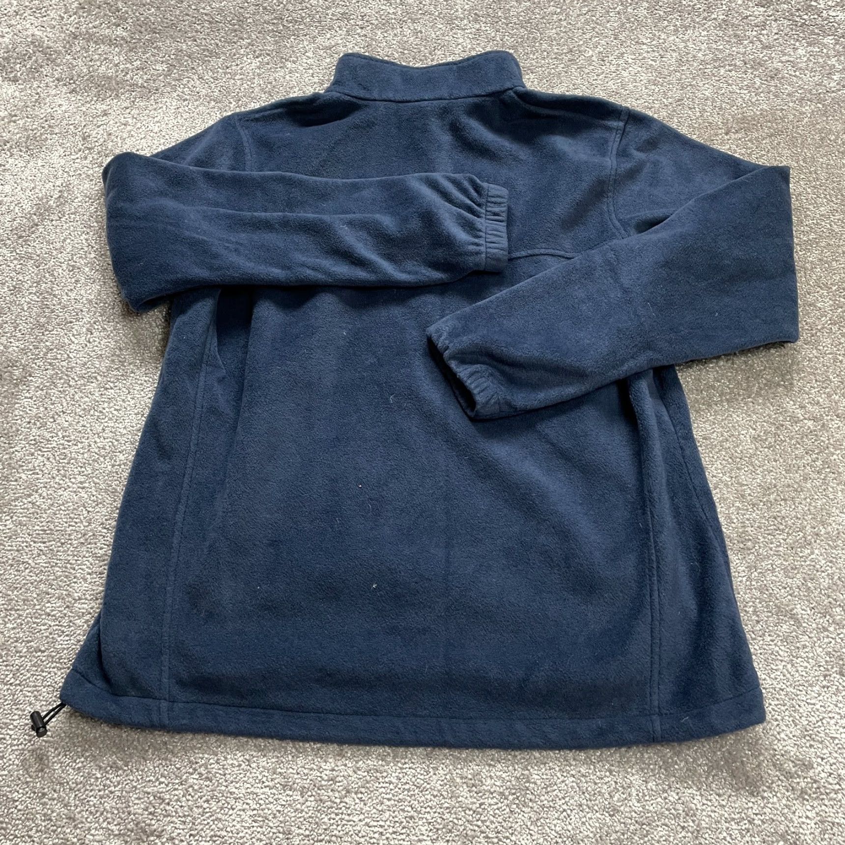 Vintage Columbia Jacket Mens Large Dark Blue Zip Up Fleece Stand-Up Collar Outdoor Size US L / EU 52-54 / 3 - 2 Thumbnail