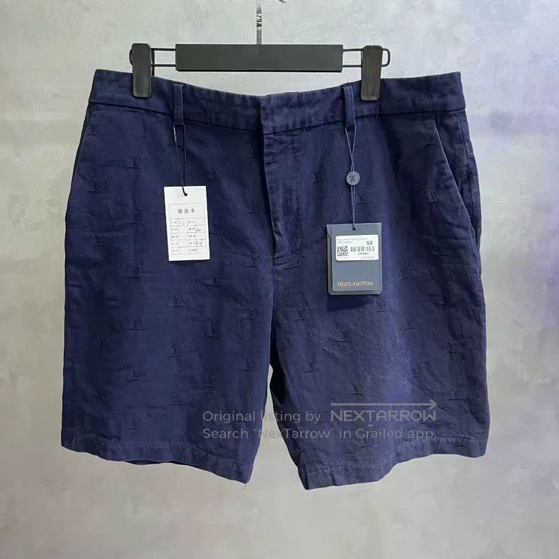 Louis Vuitton Louis Vuitton size US 52 24 Newest Blue Logo Jacquard Elast Size US 36 / EU 52 - 1 Thumbnail