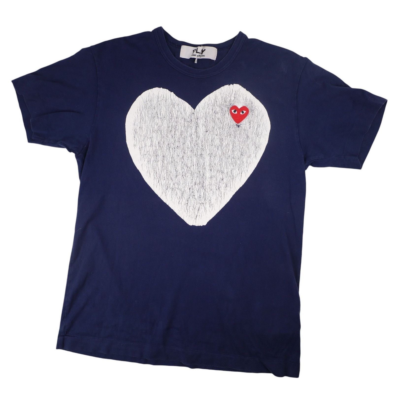 Comme Des Garcons Play Heart Graphic T Shirt