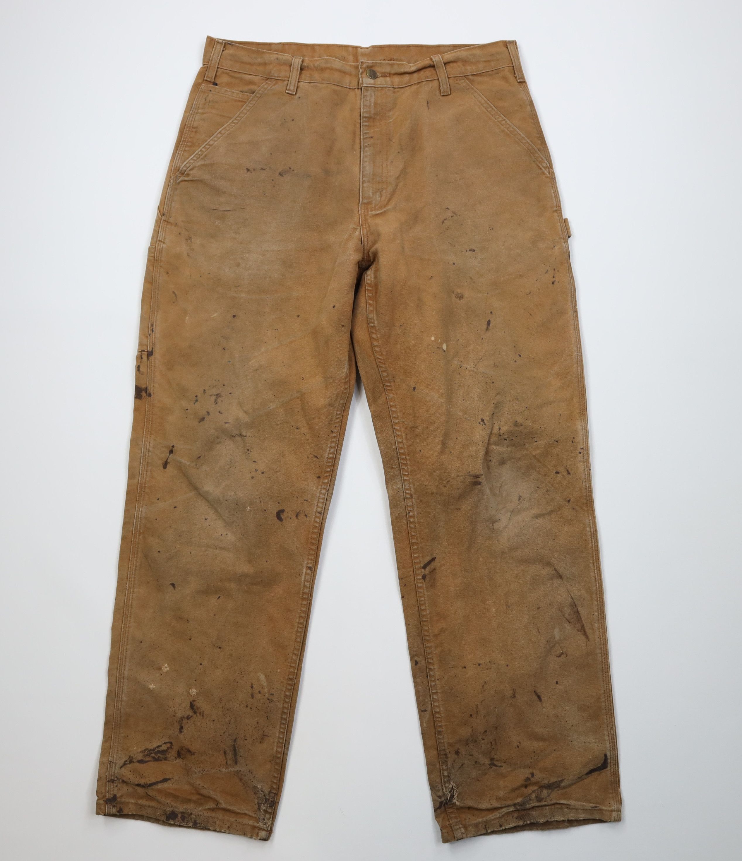 Carhartt Vintage Y2K Carhartt Wide Leg Canvas Dungaree Pants Duck Size US 36 / EU 52 - 1 Thumbnail