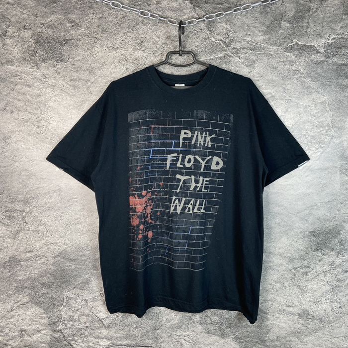 Vintage 90s RARE VINTAGE Pink Floyd The Wall Rock Band Logo Tee