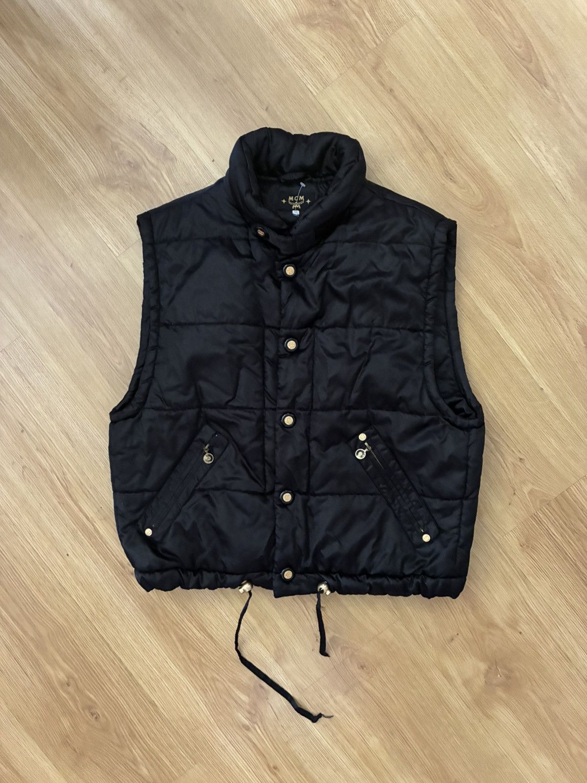 MCM VINTAGE MCM EMBROIDERED LOGO PUFFER VEST -- SIZE M Size US M / EU 48-50 / 2 - 1 Thumbnail