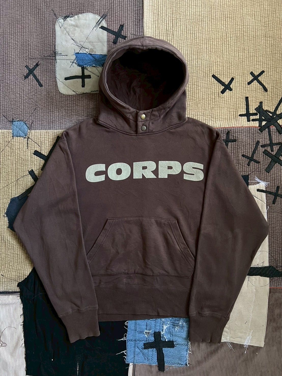 Vintage Vintage Boycott "CORPS" Hoodie Size US M / EU 48-50 / 2 - 1 Thumbnail
