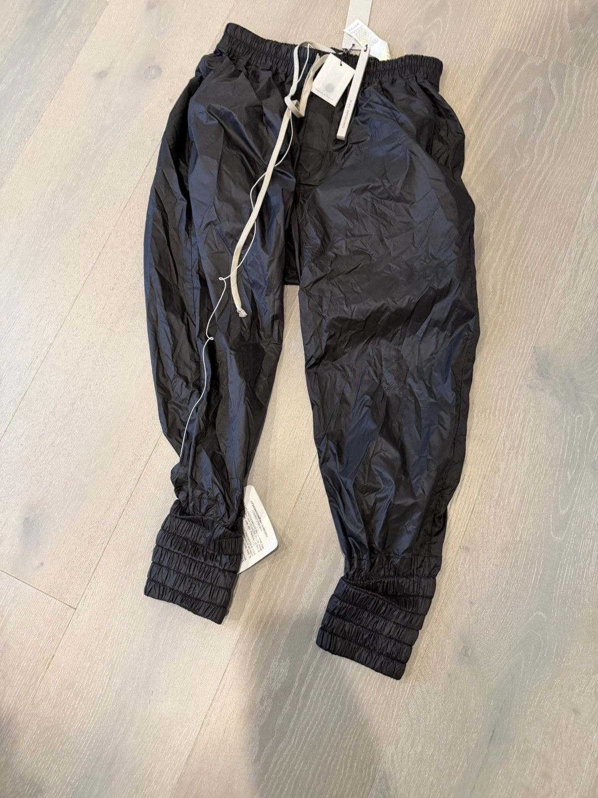 Rick Owens Black Sz50/34 Concordians Cuffed Trousers